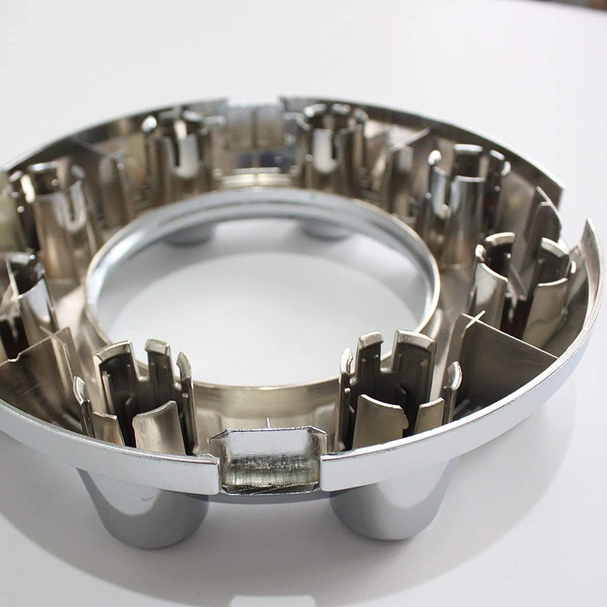 Chrome 8 Lug Wheel Center Hub Caps N606