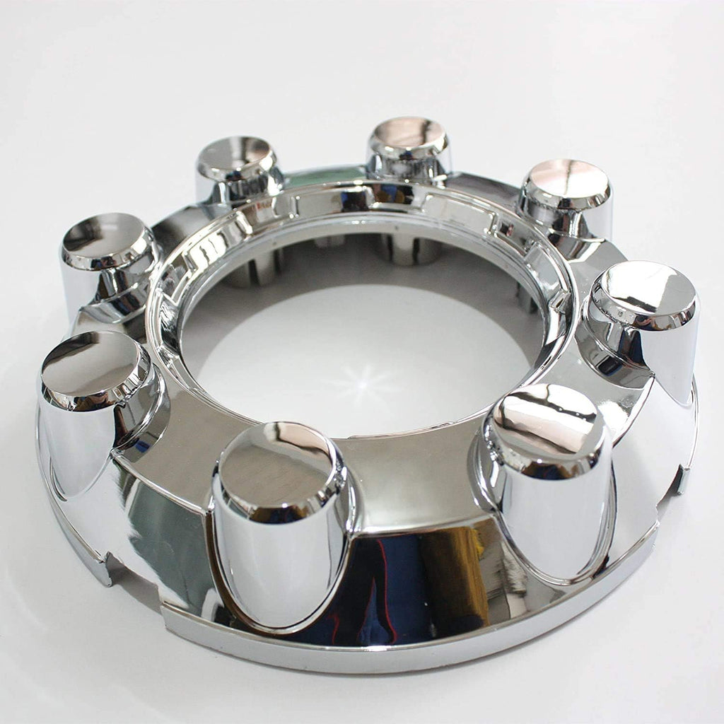 Chrome 8 Lug Wheel Center Hub Caps N606