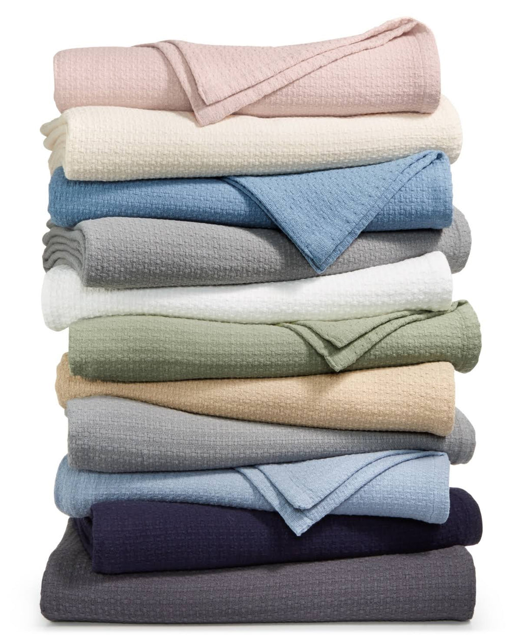 100% Cotton Full/Queen Blanket - White Z537947