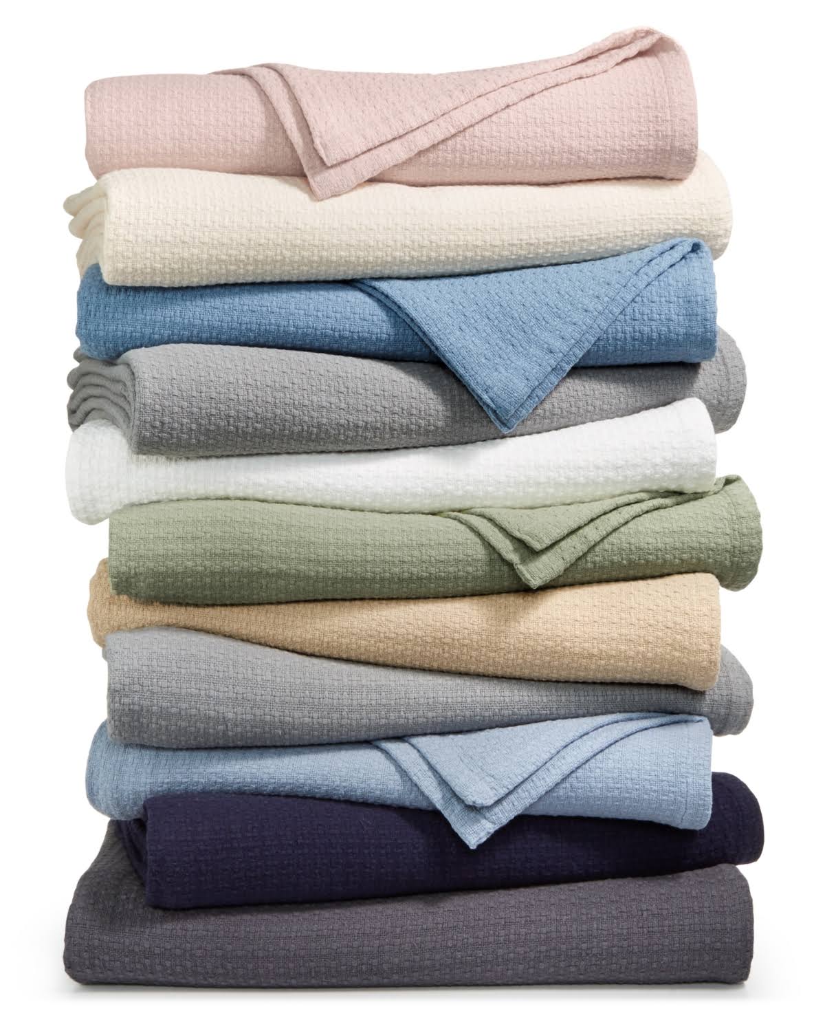 100% Cotton Full/Queen Blanket - White Z537947