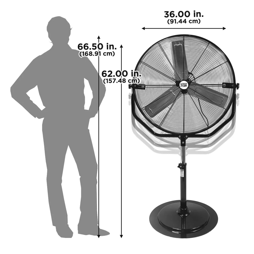30 Industrial Pedestal Fan P336