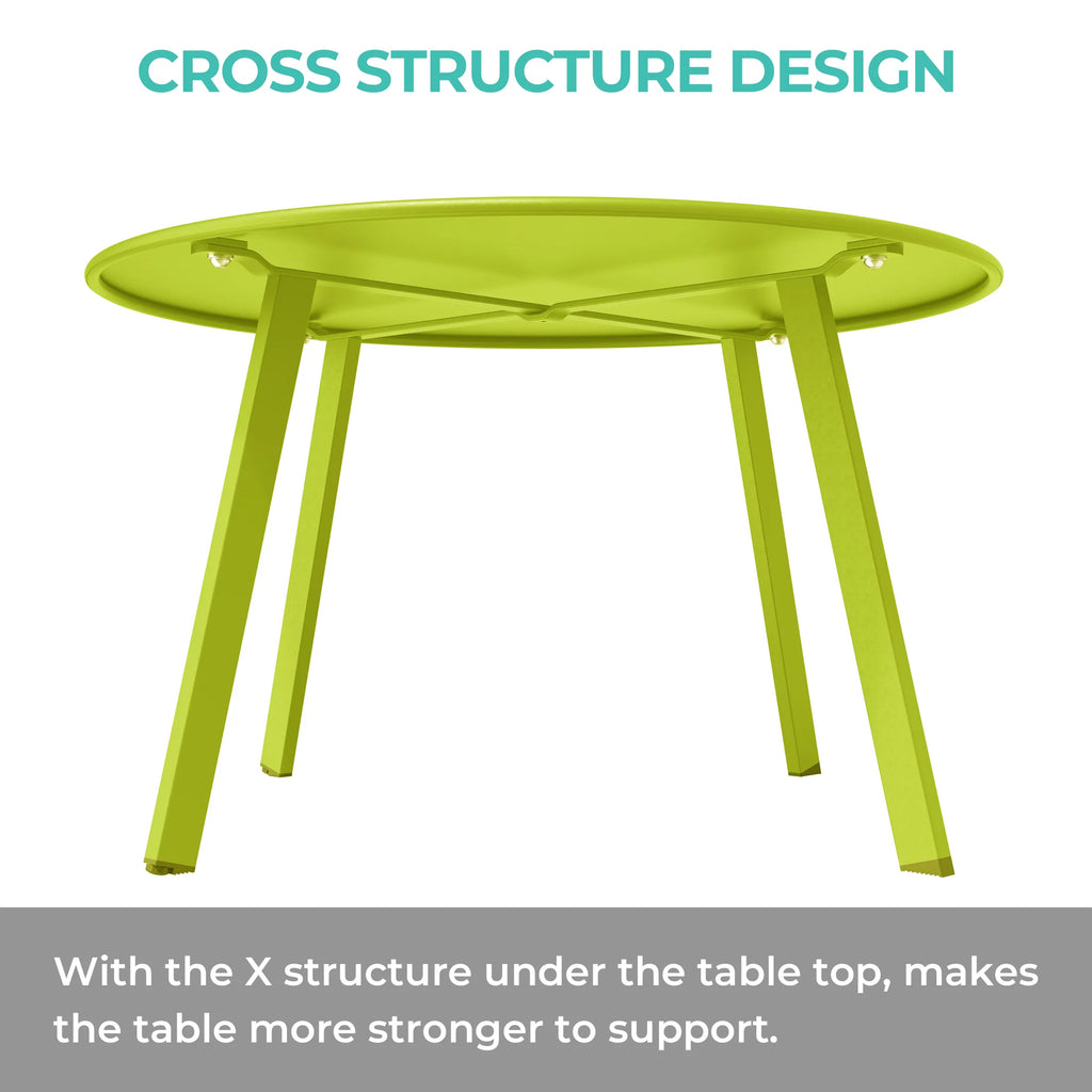 Round Steel Outdoor Coffee Table F34167