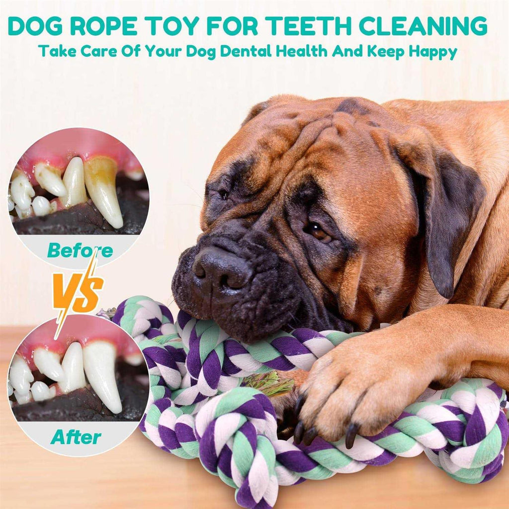 42In 6 Knots Indestructible Dog Rope Toy F842715