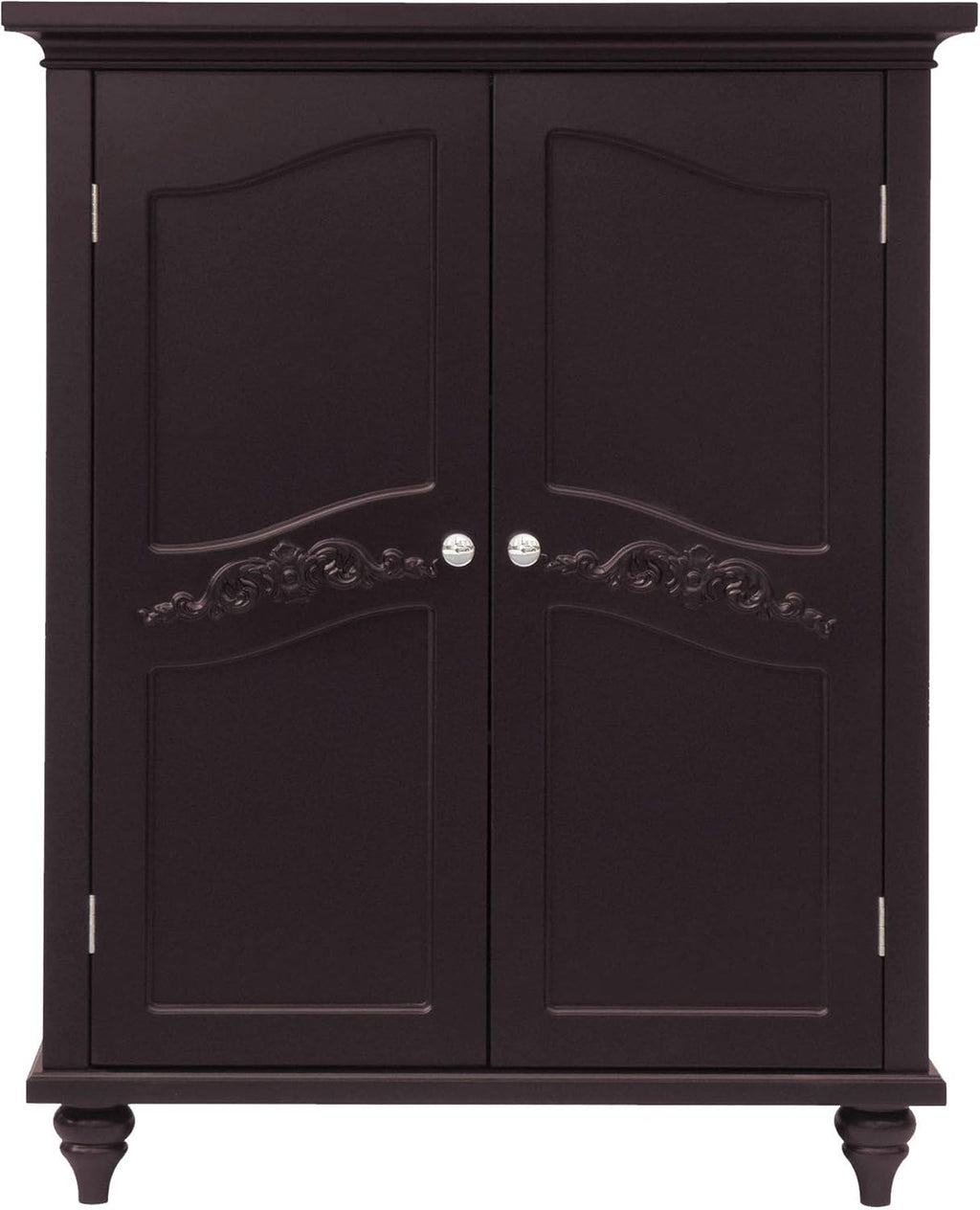Freestanding Floor Cabinet with 2 Doors and 2 Adjustable Shelves U4459
