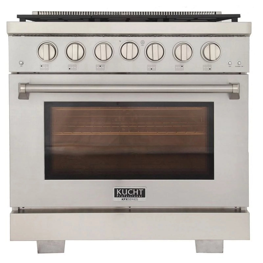 36" Stainless Steel Propane Gas Range with Oven T867