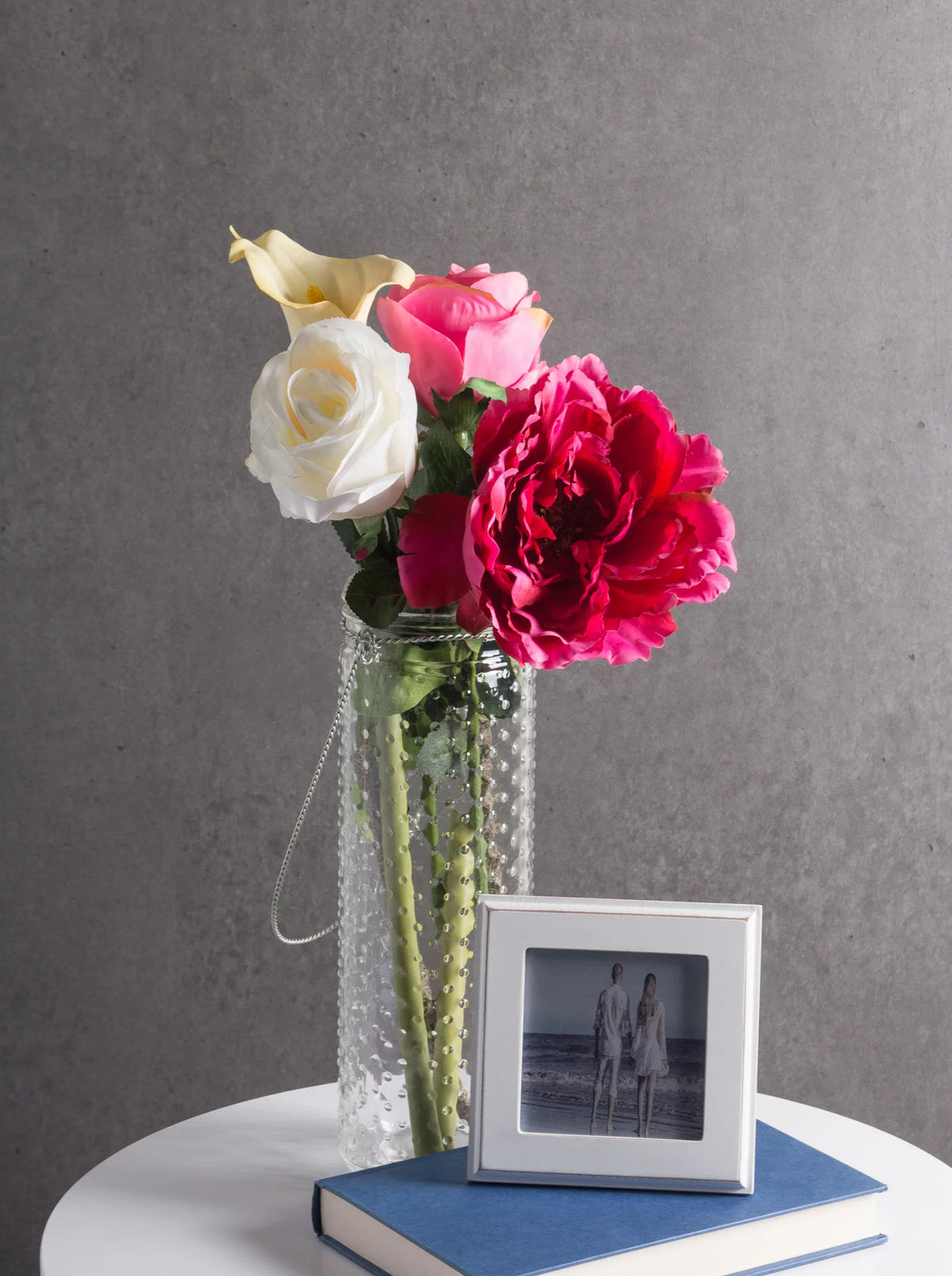 Set of 3 White Artificial Calla Lilies 26" Y3089
