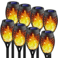 12LED-8Pack Solar Torch Light with Flickering Flame F23204