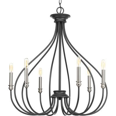 6-Light Candle-Style Chandelier Y9394