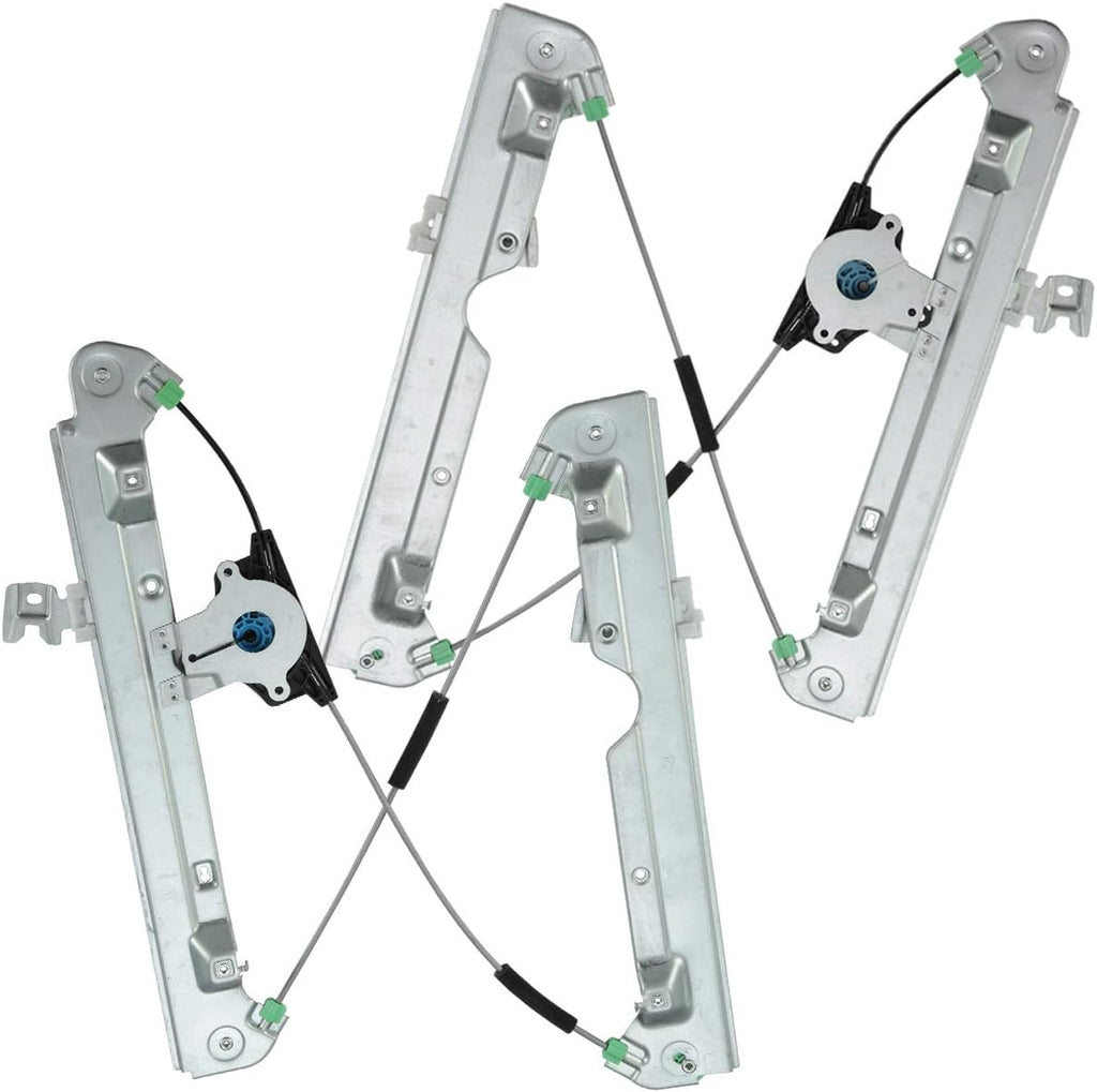 Electric Power Window Regulator Without Motor Front Left Driver Side Pack of 2 I494