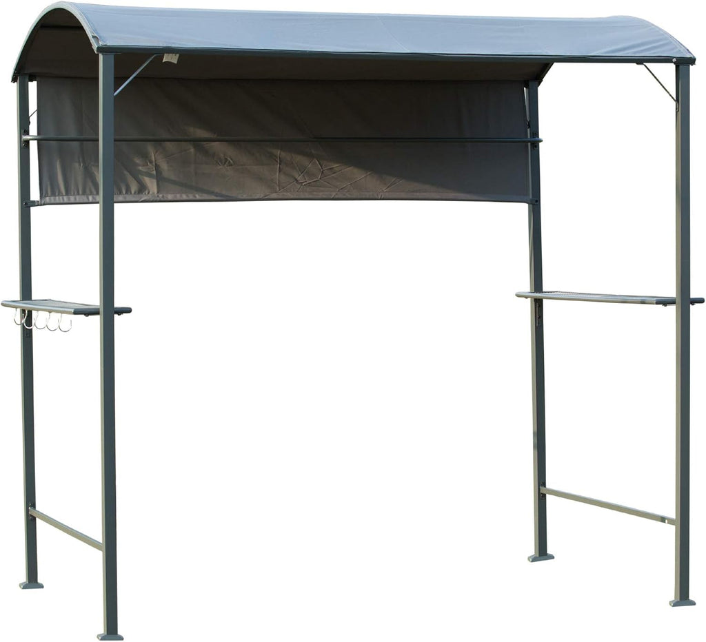 7FT BBQ Grill Gazebo Canopy with Sun Shade Panel S222