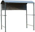 7FT BBQ Grill Gazebo Canopy with Sun Shade Panel S222