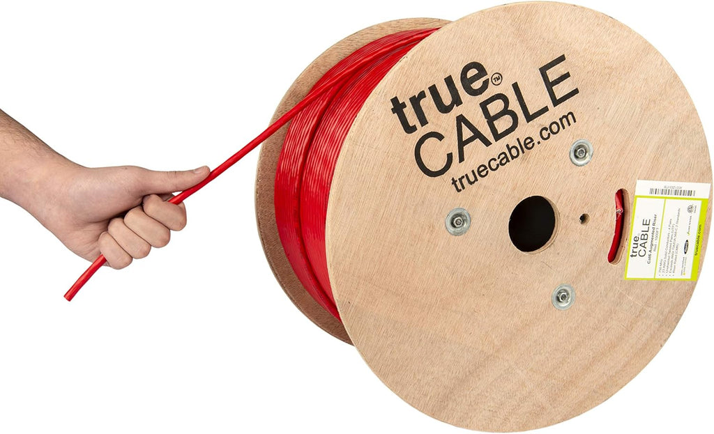 1000ft Purple 23AWG 4 Pair Solid Bare Copper Bulk Ethernet Cable E53645