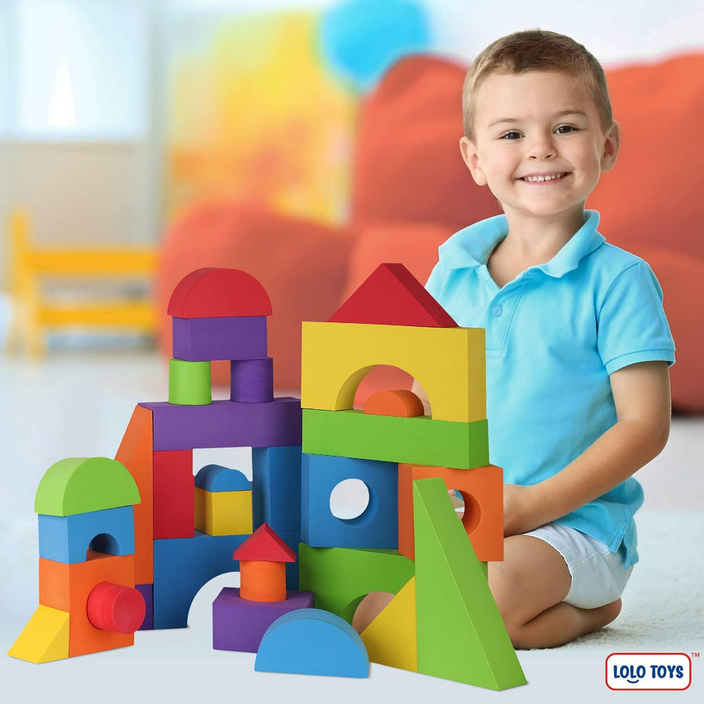 30 Piece Giant Jumbo Building Blocks for Toddlers X5970