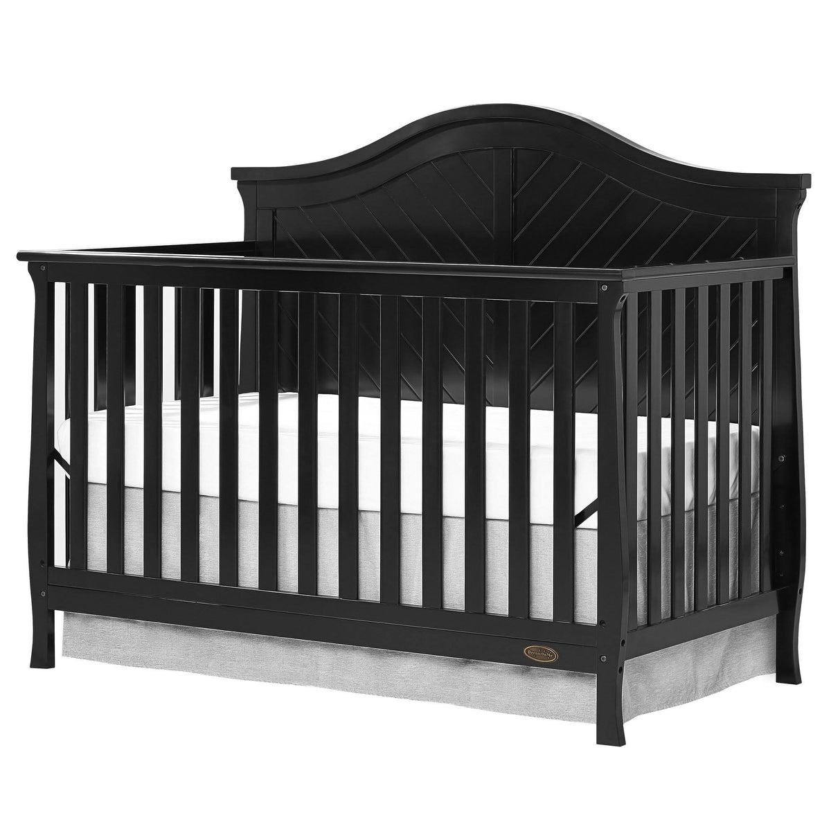 Black 5 in 1 Convertible Crib J86518