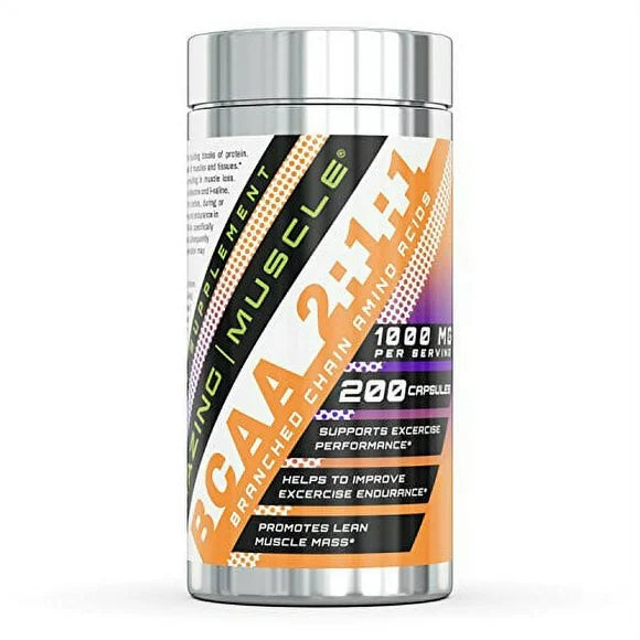 1000 Mg 200 Capsules BCAA B309