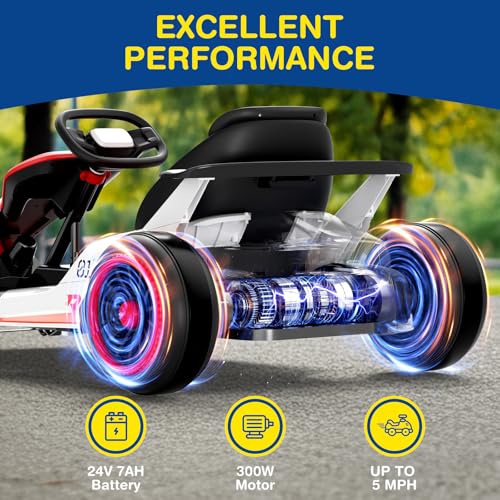 24V Electric Go Kart with 5-Point Safety Belt X370711