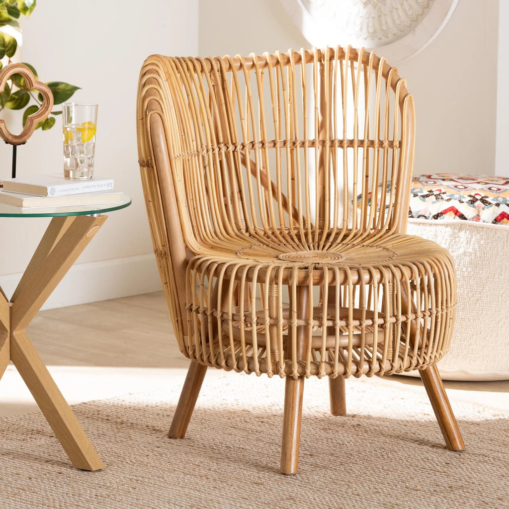 Natural Rattan Lounge Chair C81661