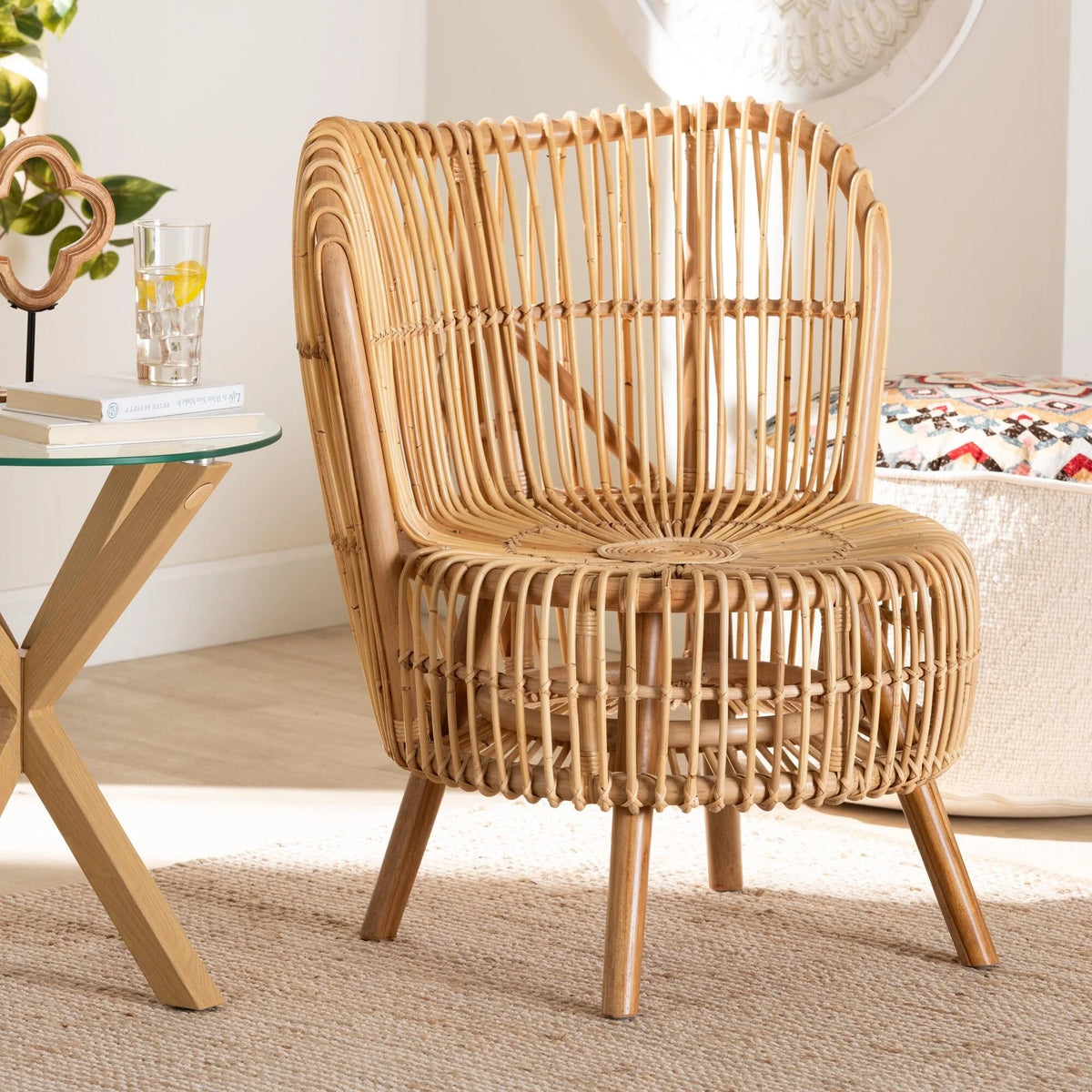 Natural Rattan Lounge Chair C81661