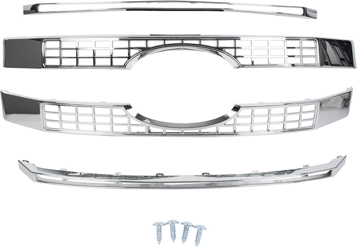 Chrome Grille Grill for Ford Super Duty F250 F350 F450 W547521