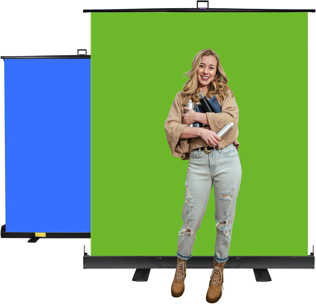 Green Screen with Aluminum Hard Case T3554