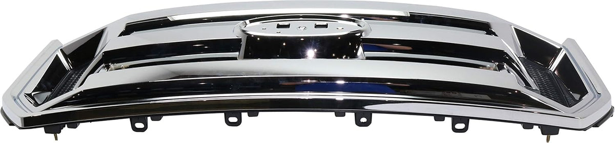 Chrome Shell/Textured Black Insert Three Bar Style Grille Assembly C844
