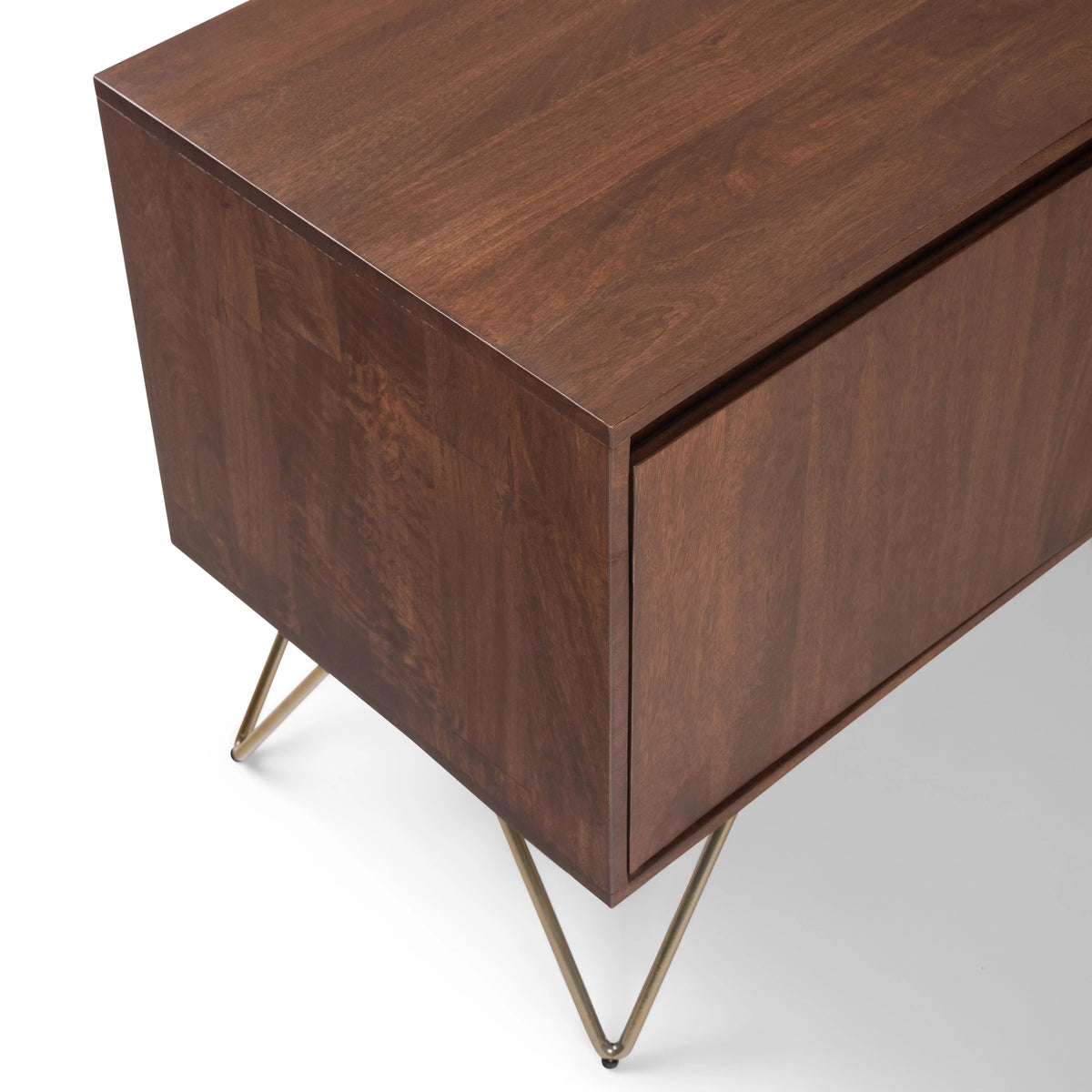 Umber Brown Stain TV Media Stand Y924