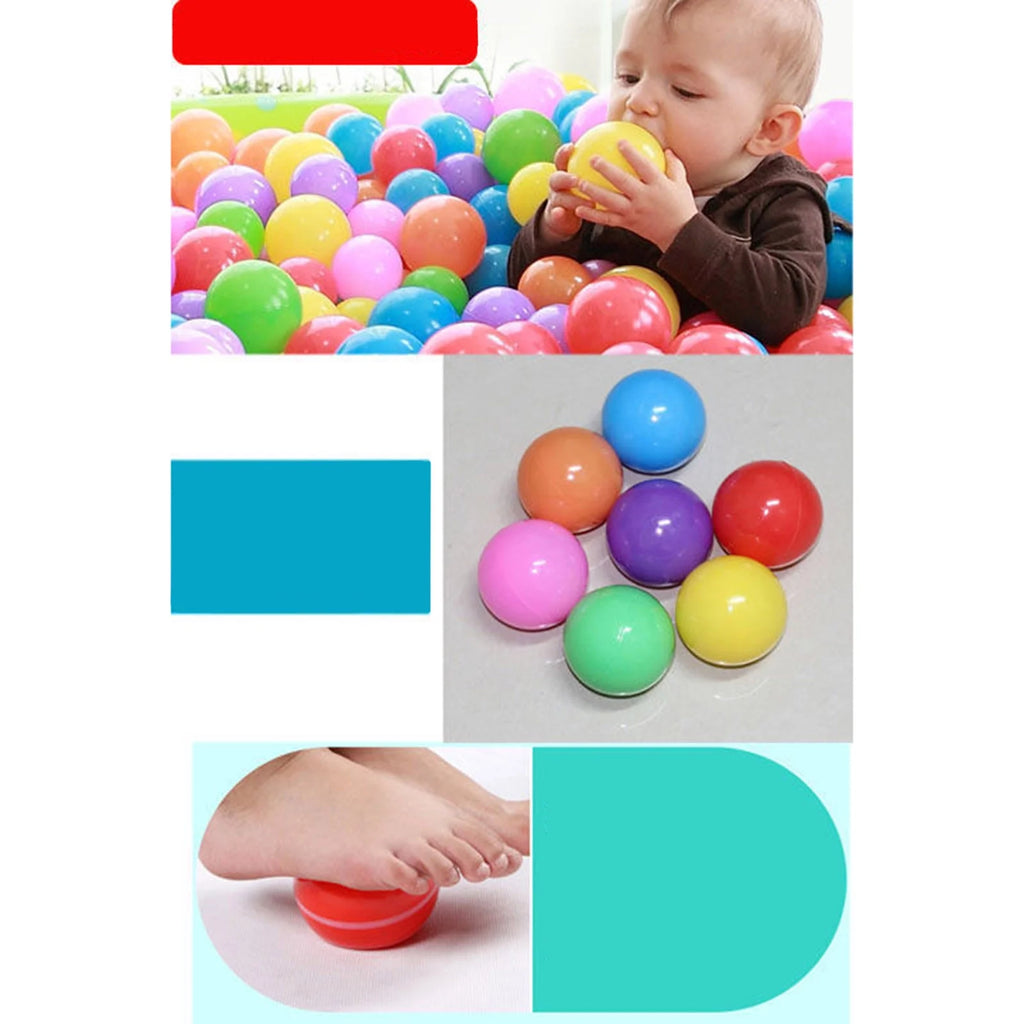 100PCS 5.5cm Colorful Soft Plastic Ocean Balls M27574