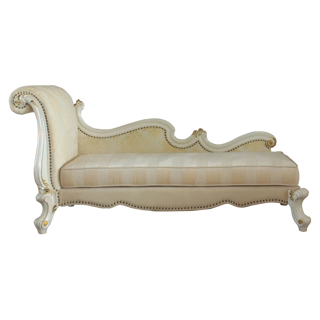 One Arm Chaise in Antique Pearl V75502