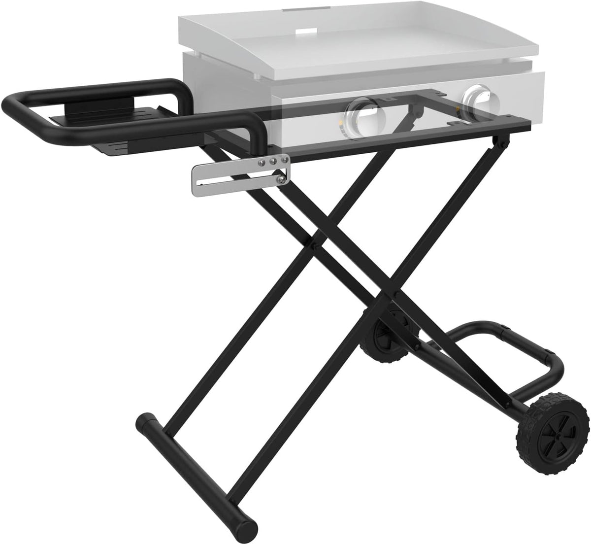 Folding Grill Cart with Side Shelf X1336