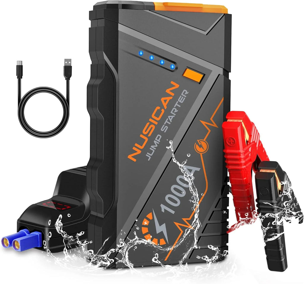 1000A Peak 12V Portable Car Battery Jump Starter G786169