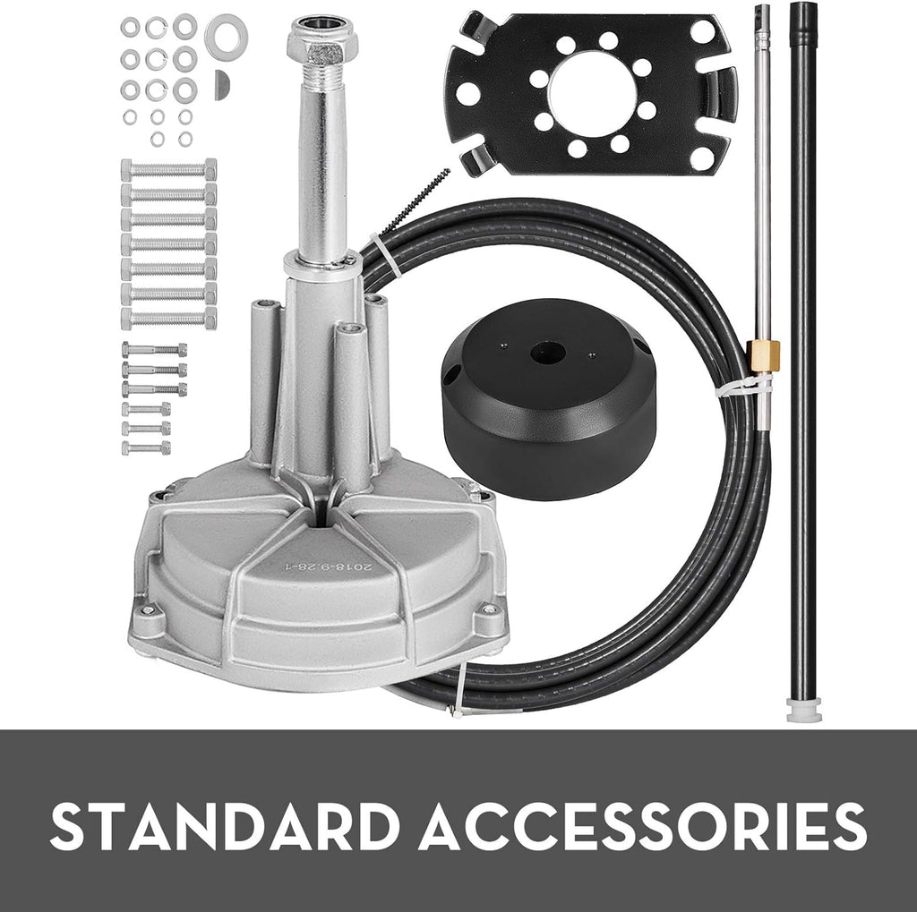 Boat Steering Cable 14 Feet Rotary Steering Kit Q96911