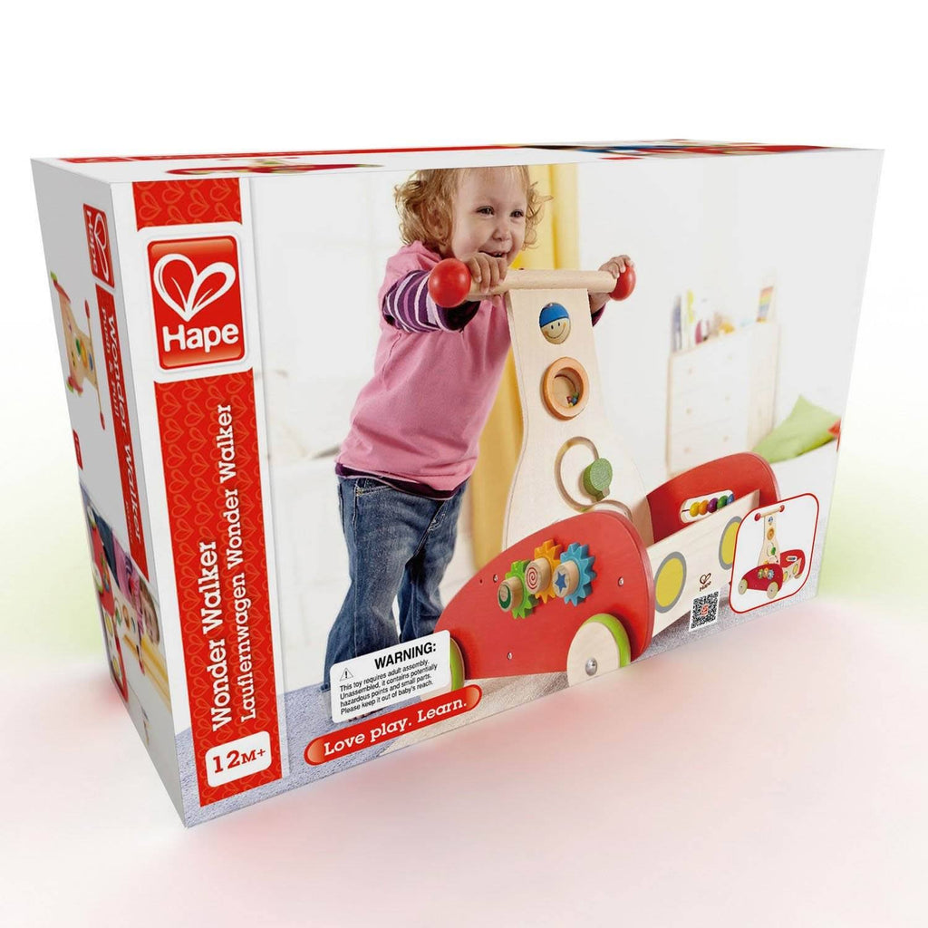 Toddler Push & Pull Toy Walker Cart with Blocks (2 Pack) X3482