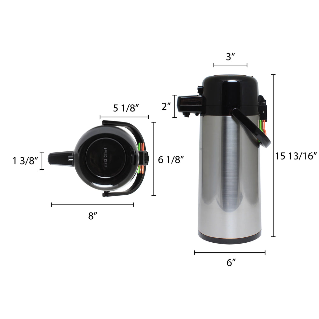2.5 LITER Stainless Steel Airpot G883