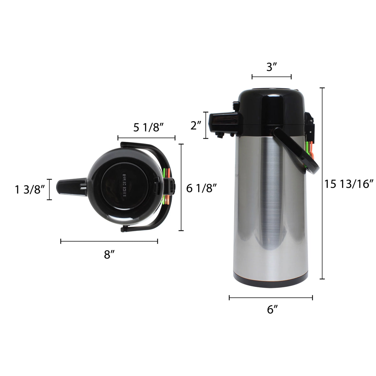 2.5 LITER Stainless Steel Airpot G883