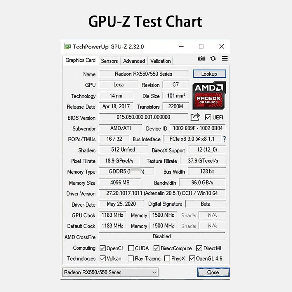 4GB GDDR5 128Bit Gaming Graphics Card O473135