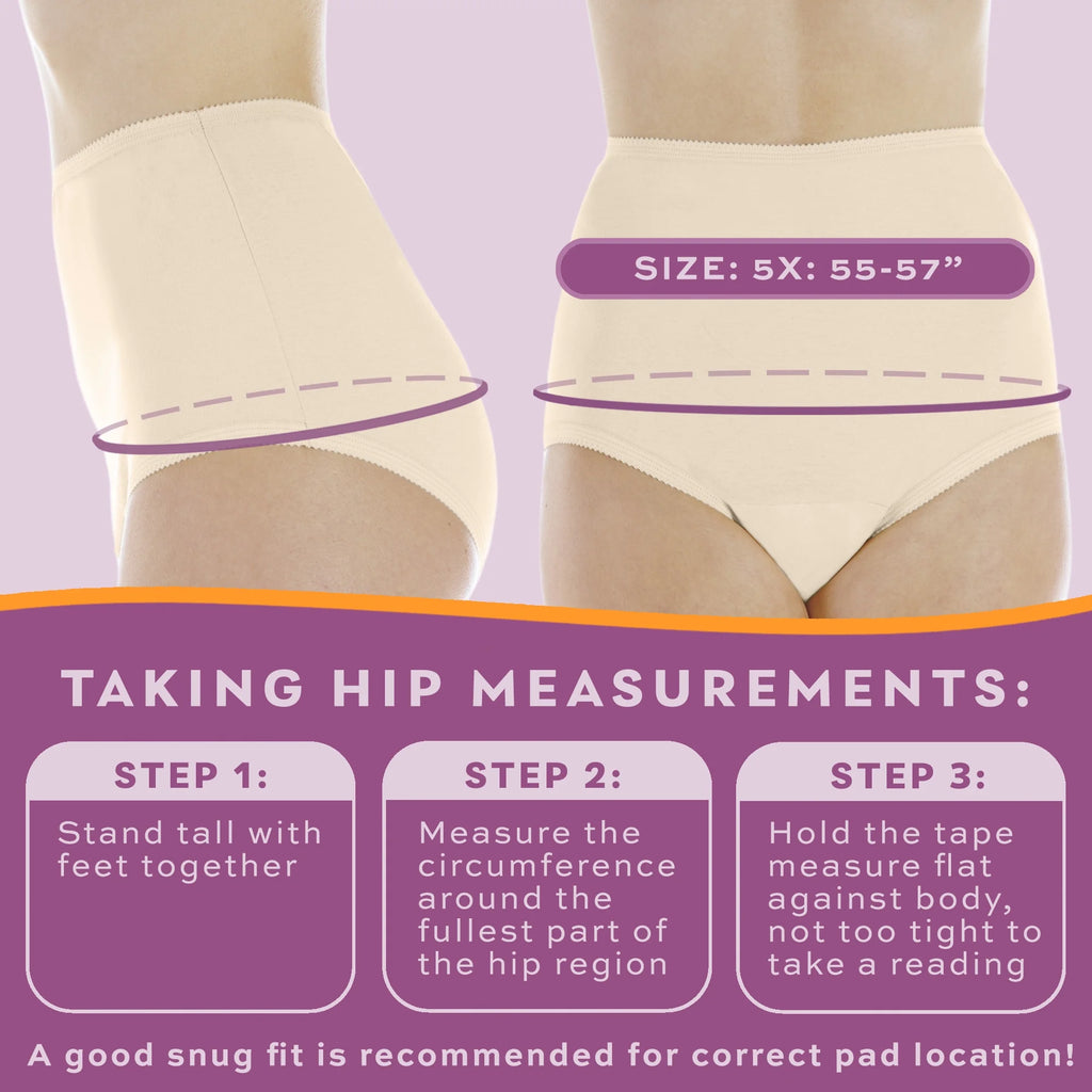 3-Pack Reusable Incontinence Underwear I3223