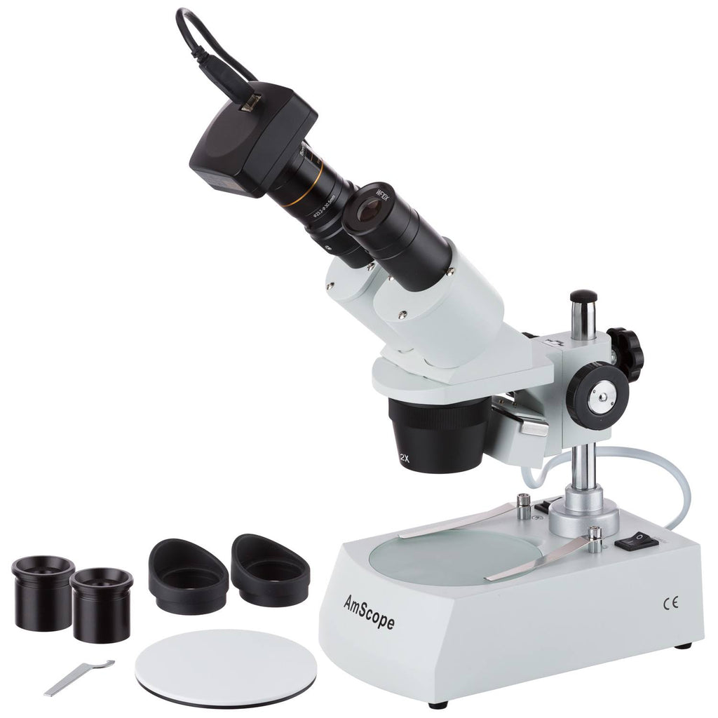 20X-40X-80X Forward Stereo Microscope with 1.3MP Digital Camera Z24939