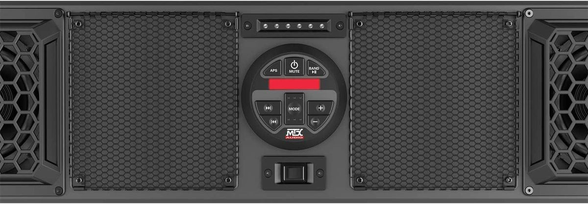 Bluetooth Overhead UTV Audio System with Four Speakers and Built-In Amplifier W529