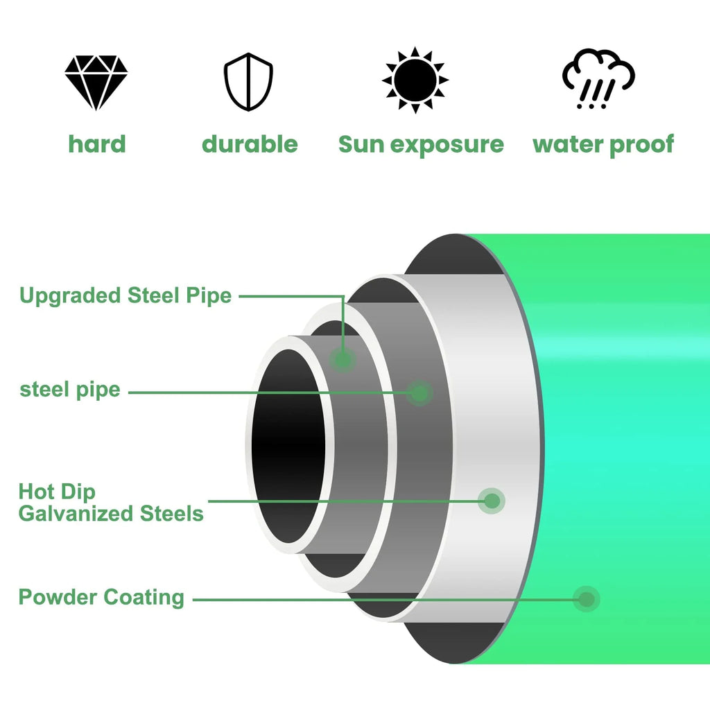 Metal Climbing Dome for Kids, Anti-Rust and UV-Resistant, 800LBS Load Capacity A3408