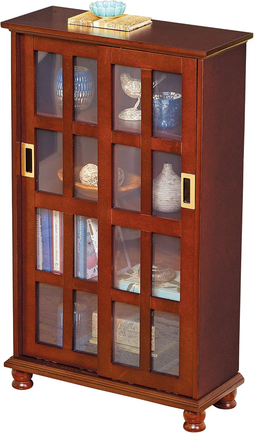 Wood Sliding Door Media Display Cabinet E7543