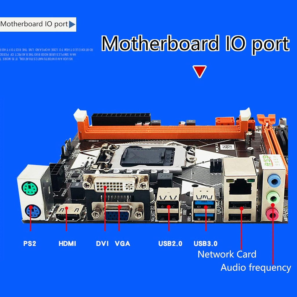 LGA 1150 MATX Motherboard VGA HDMI DVI G209