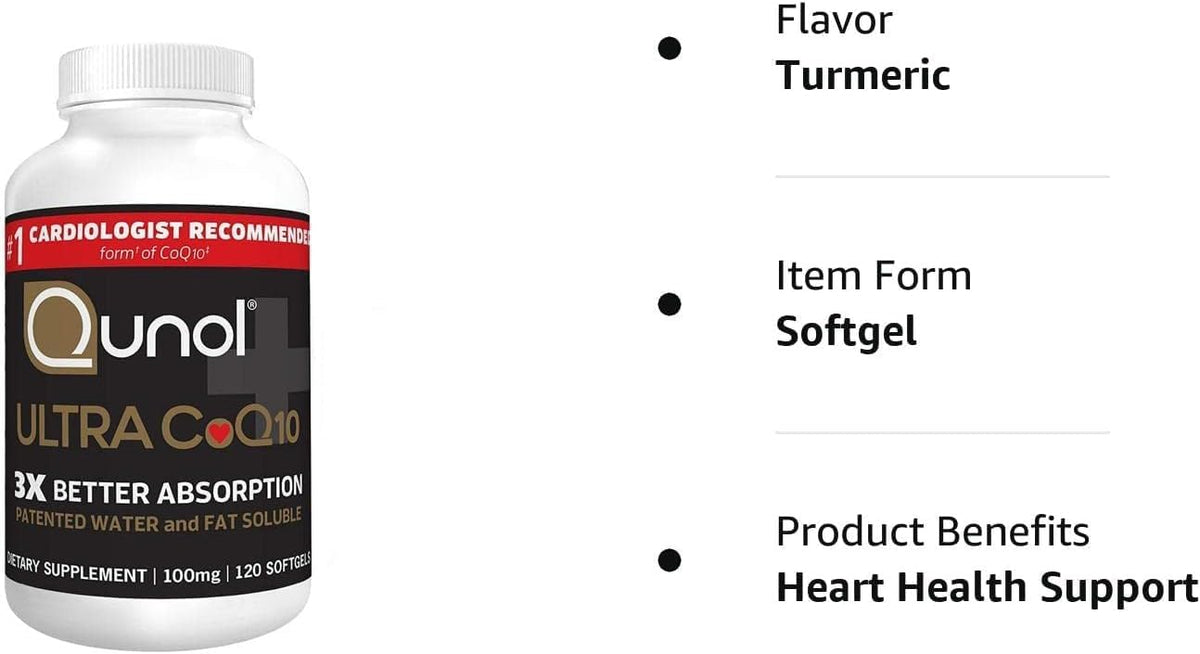 CoQ10 100mg Softgels, 120 Count U874