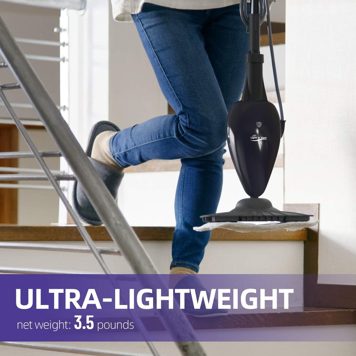 Black Steam Mop E541