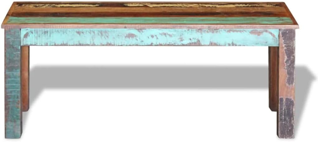 Solid Reclaimed Wood Bench 43.3"x13.8"x17.7" N131584