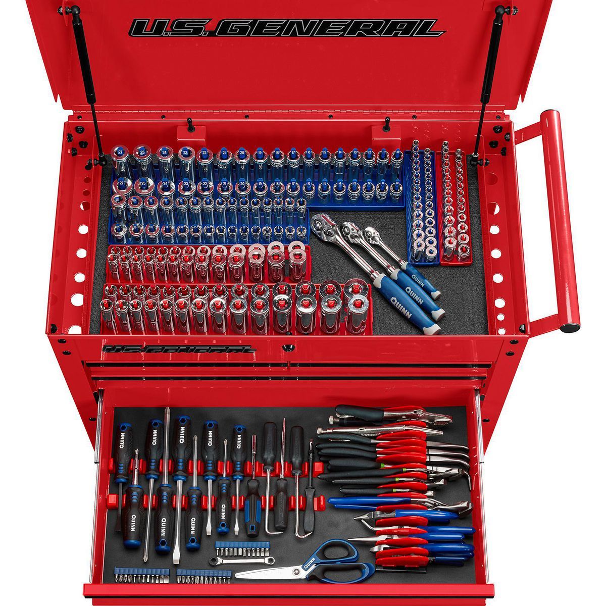 30 in. 4-Drawer Tech Cart, Red Z9731