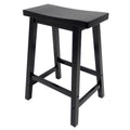 Black Saddle Seat Bar Stool D2656