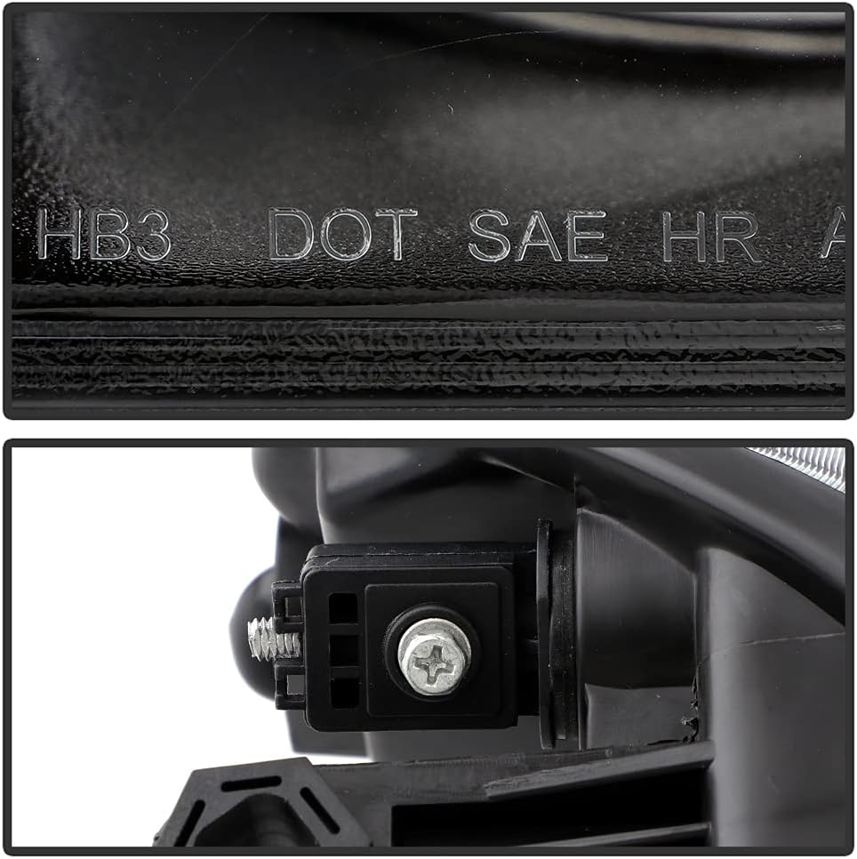 Black Headlights Replacement Driver + Passenger Side P7264