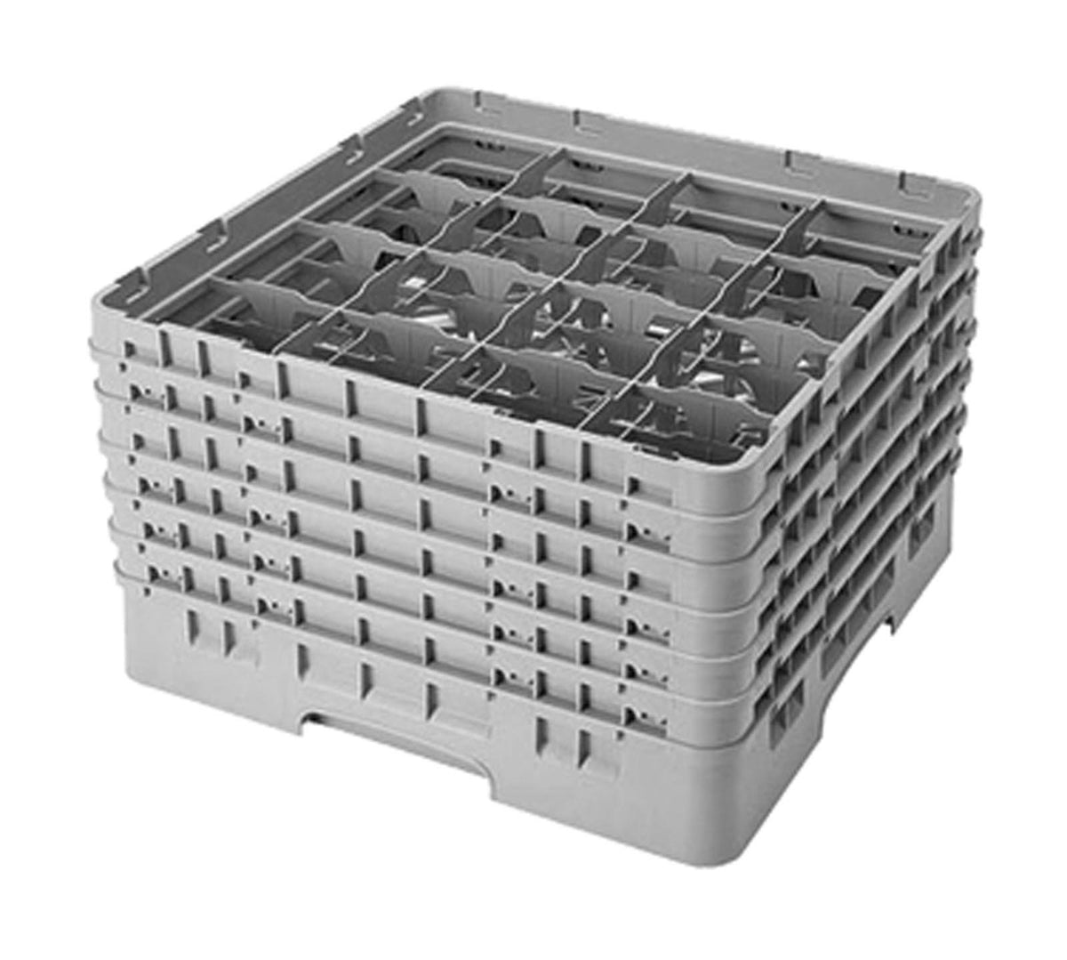 16 Compartment Full Size Glass Rack N60488