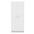 White 2 Door Pantry Cabinet with Adjustable Shelves F8131