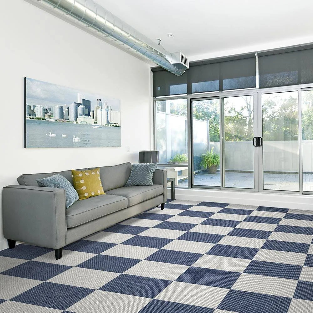 Peel and Stick Carpet Tiles 15 Tiles/Case Taupe E4670